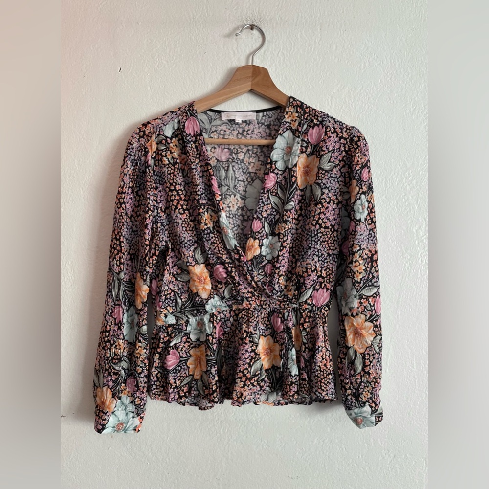 COREY LYNN CALTER Faux Wrap Top